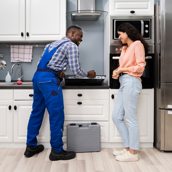 what kind of warranty do you offer on your cooktop repair services in Hudson